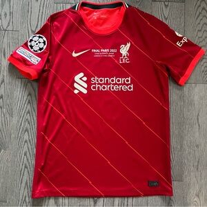 Liverpool Nike Champions League Final 2022 jersey SALAH 11 L